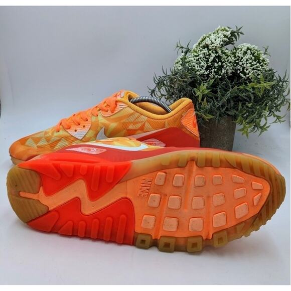 Nike airmax 90 ice atomic mango Sz 9.5 mens Orange and White - Picture 7 of 12